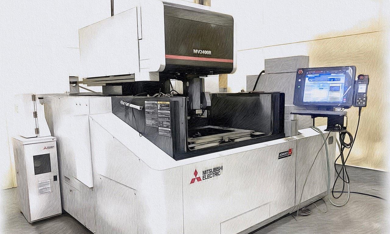 ◎ワイヤ放電加工機