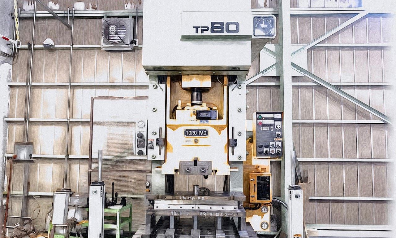 ◎プレス機 80トン